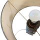 Vintage brutalist metal table lamp / floor lamp