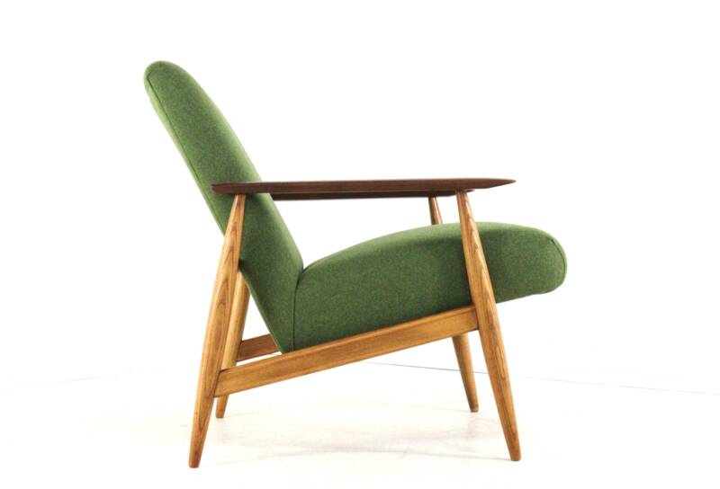Vintage chair 'Bedemsvaart' - easy chair new upholstery mid century design