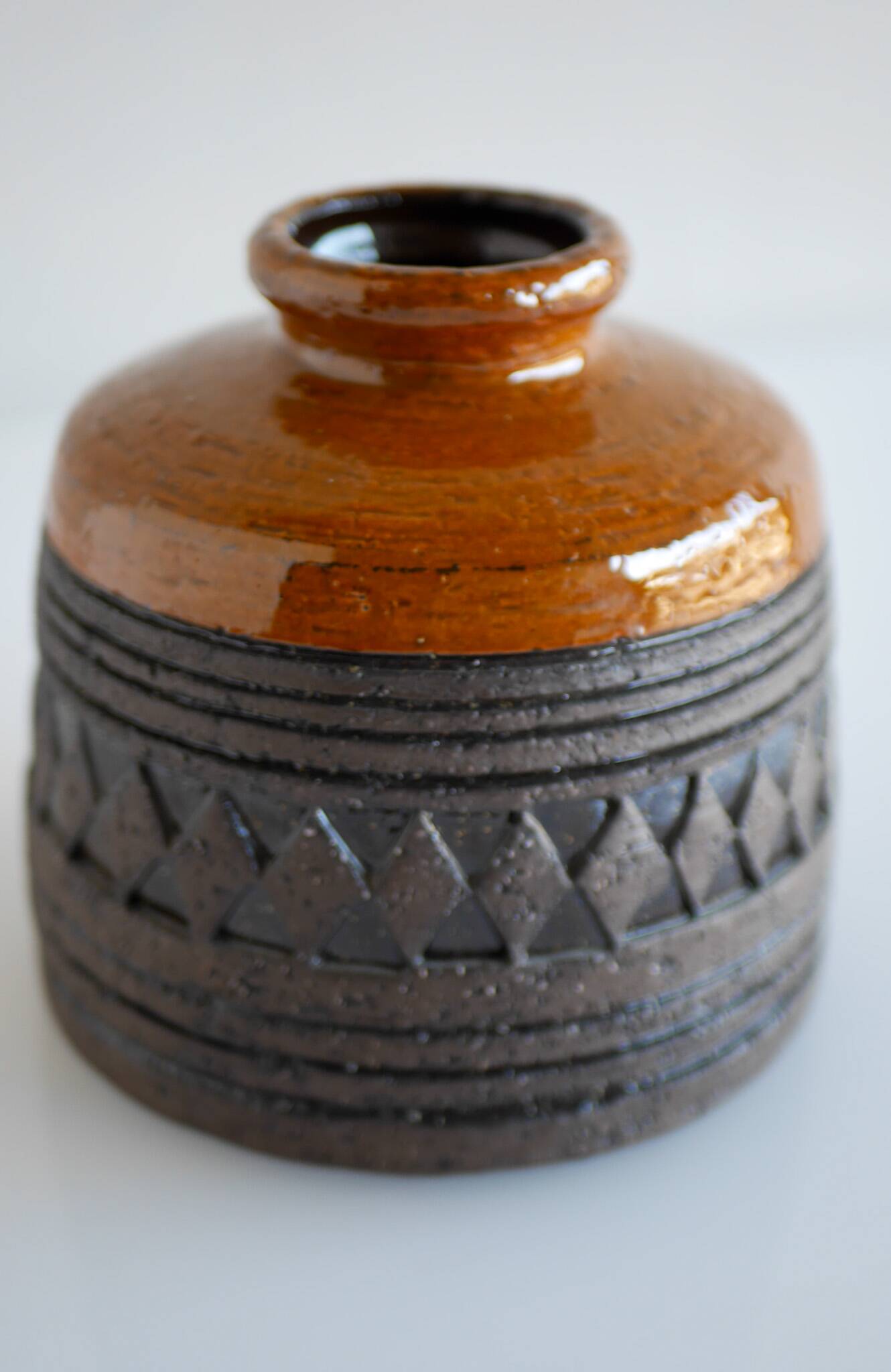 Mid-Century Modern Studio Art Ceramic Vase by Inger Persson for Rörstrand