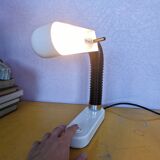 Flexible and adjustable lamp lacquered brass, 1970