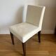 6 Ligne Roset chairs in ivory alcantara.