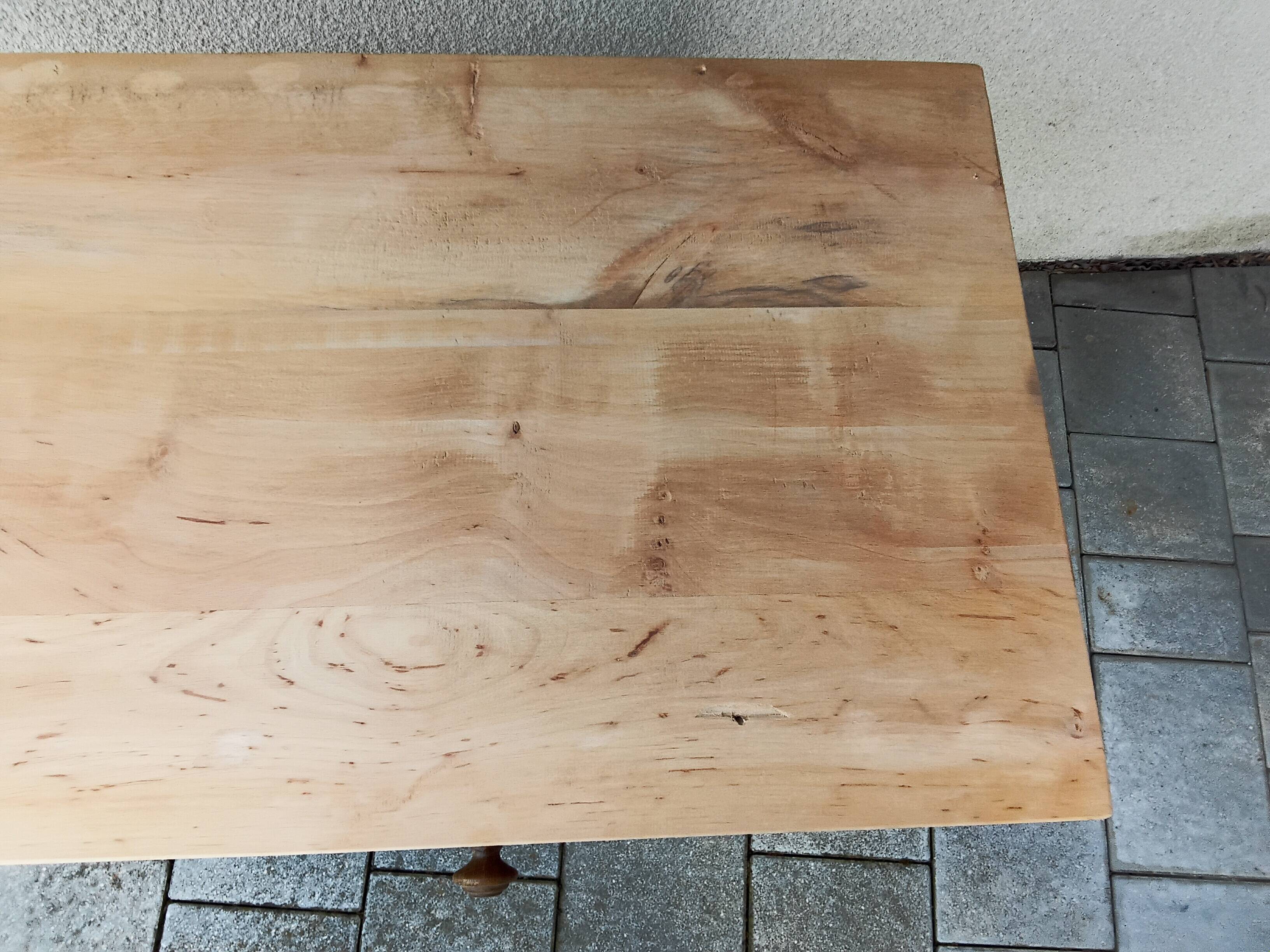 Solid wood table