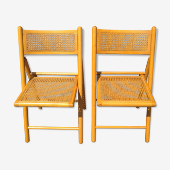 Pair of folding chairs cannes