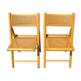 Pair of folding chairs cannes
