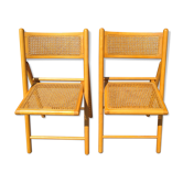 Pair of folding chairs cannes