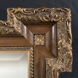 Napoleon III-style bevelled mirror 80x56cm