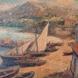 Huile sur toile ancienne Signée ZAWACKI