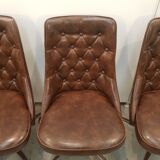 Shelby Williams dining table and 6 chairs