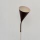 Lampe sur pied italienne avec base en marbre par Stillux