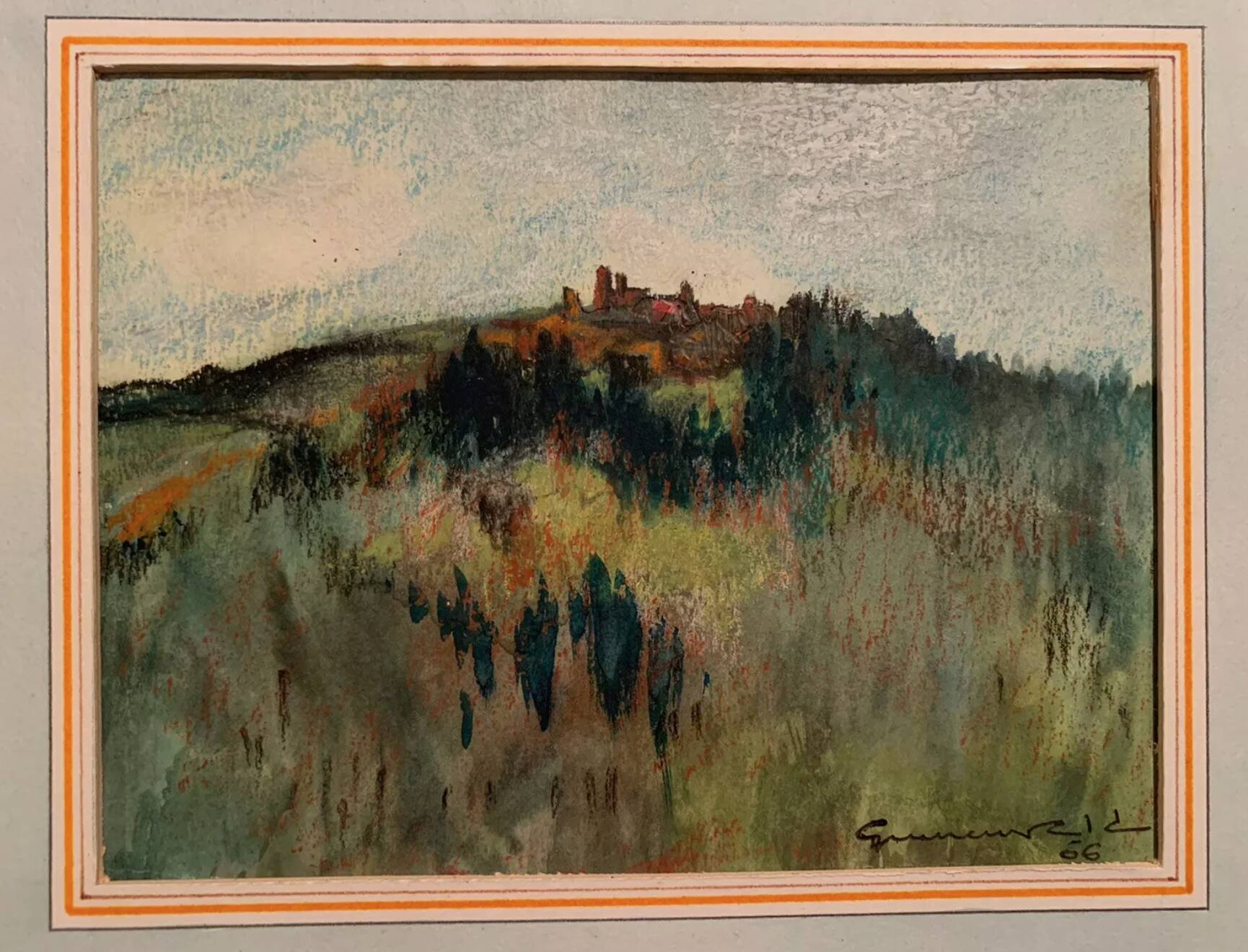 Jean Jacques GRUNENWALD - Gouache and Pastels - Mountain Landscape