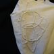 Sheet former monogram and scalloped
