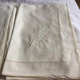 Old embroidered bed set