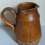 Ceramic potter's pitcher by F.CHEDEVILLE 20th century