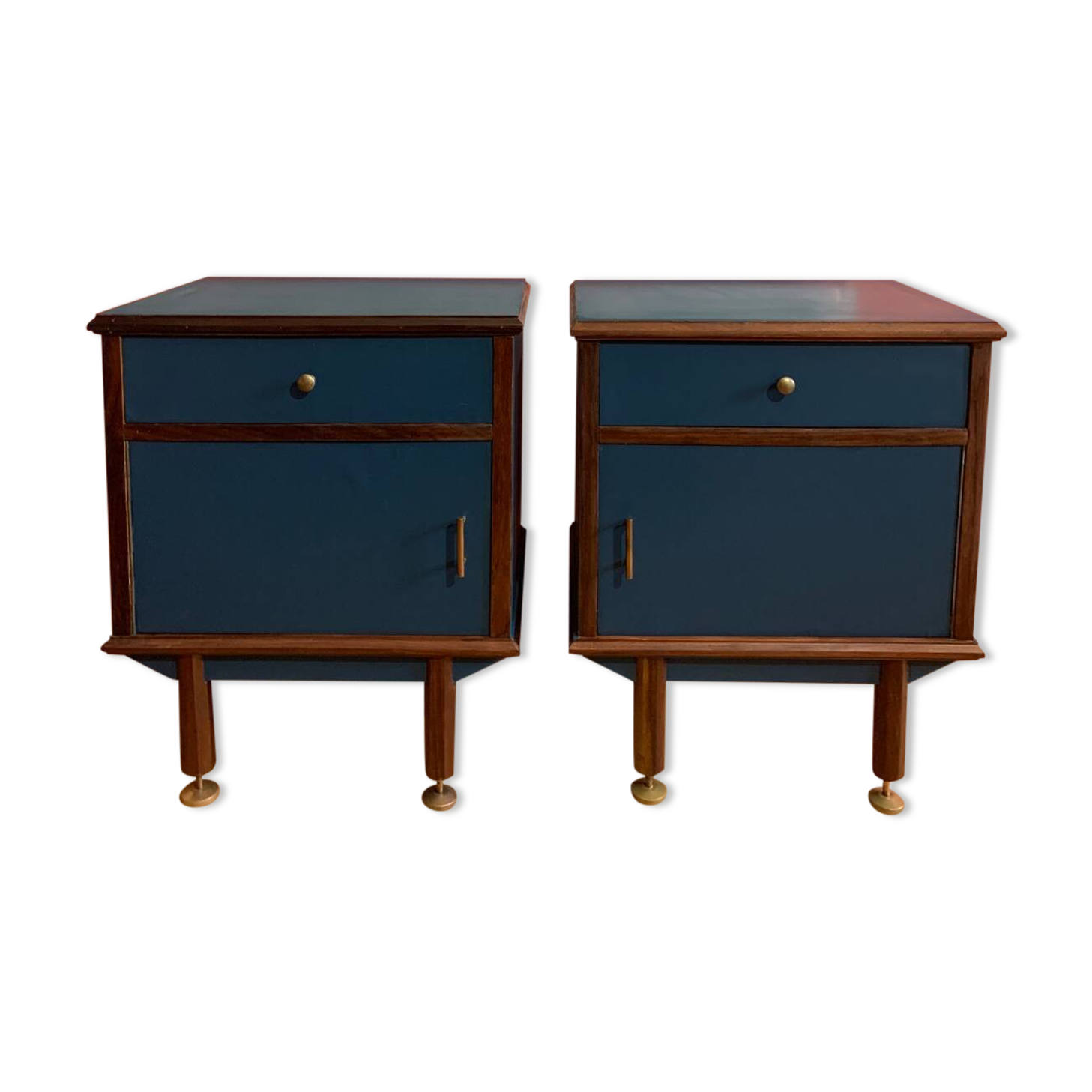 Paire de tables de chevet vintage 1960
