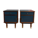 Paire de tables de chevet vintage 1960