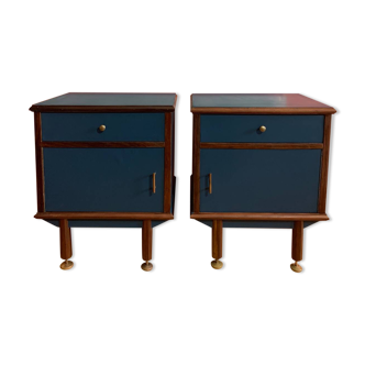 Pair of vintage bedside tables 1960