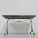XL Garden table made in Paris, bistro table with granite top