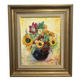 Tableau Bouquet de fleurs - Jacqueline Deletoile