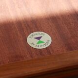 Round dining table with extension - McIntosh - 60s