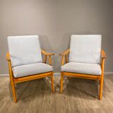 Para lekkich foteli TON Vintage Czechy 60'