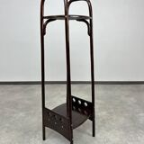 Curved wooden plant stand no. 9521 by Josef Hoffmann for Thonet