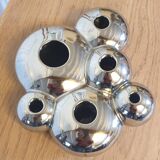 Chrome designer vase