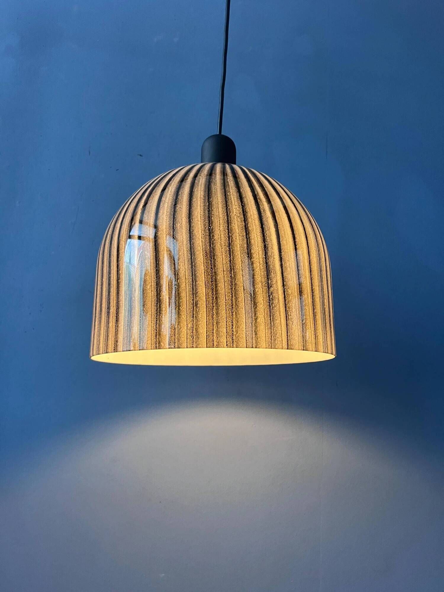 Mid-Century glass pendant by Peill and Putzler