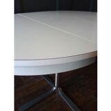 Vintage round table with extensions 1970