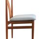 Set van 4 Henning Sørensen voor Danex eetkamerstoelen 'Vordingborg'