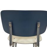 Vintage Friso Kramer Revolt chair for Ahrend de Cirkel 1960 Bi Colour