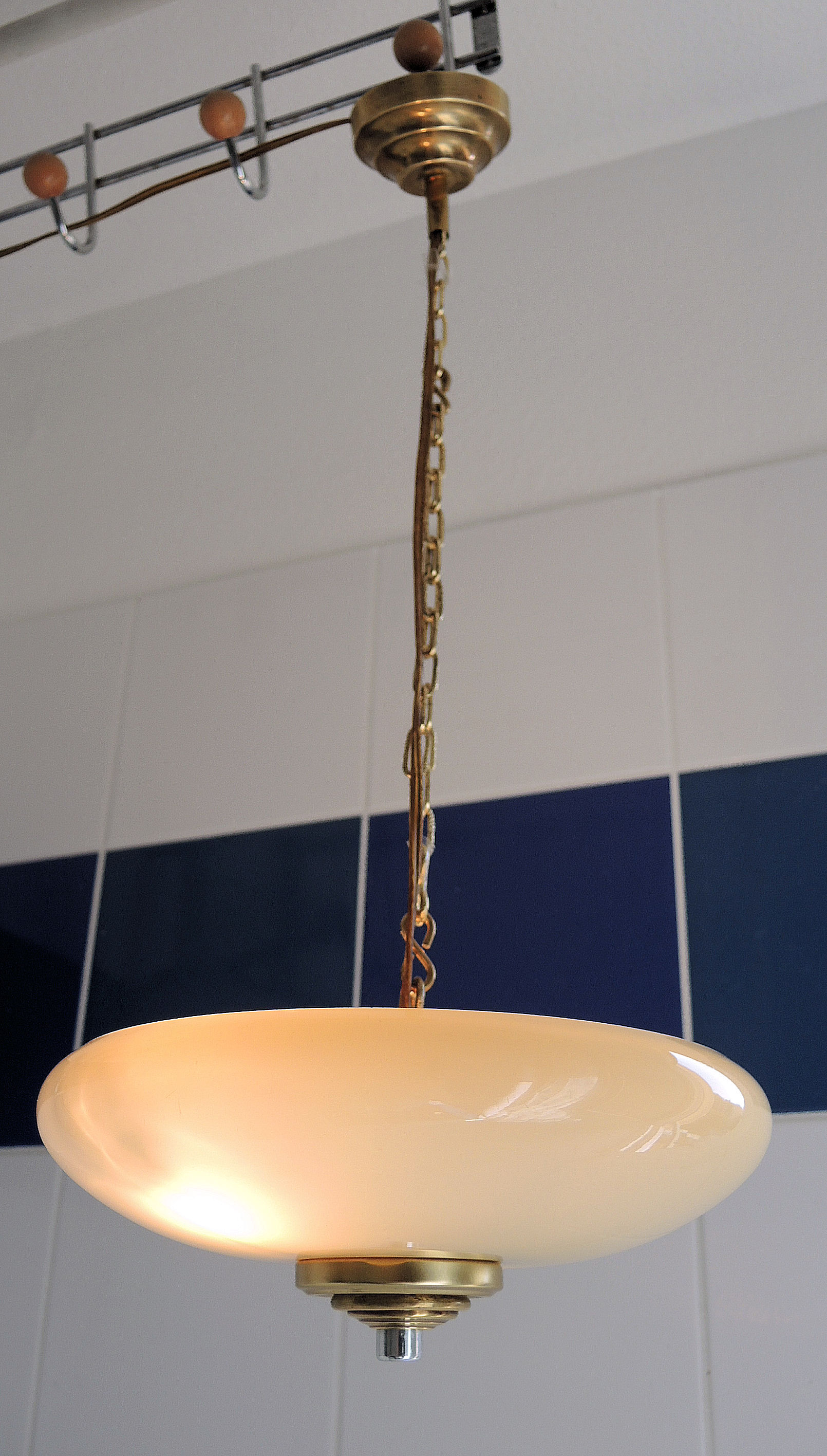 Hanging lamp opaline 24