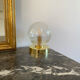 Vintage glass globe wall or ceiling light.