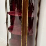 Vitrine Galbée de style Napoléon III en Acajou et Placage XX siècle