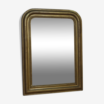 Miroir doré 85x63cm.