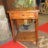 Rustic table with drawer