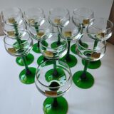 Set of 12 vintage Luminarcs stemmed glasses