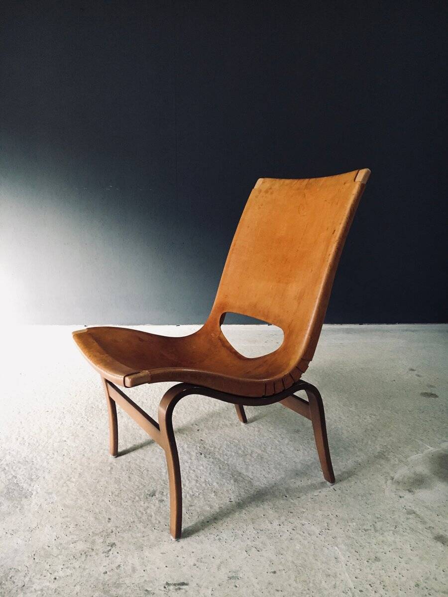 Scandinavian Eva Easy Chair by Bruno Mathsson, Sweden, 1960s