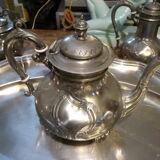 Coffee set fine silver plated metal XlXeme