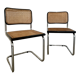 Paire de chaises Cesca B32 de Marcel Breuer
