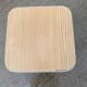 White wood and steel stool