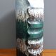 Green and white floor vase by Dumler & Breiden 1970s