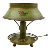 Small tin bouillotte lamp