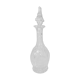 Carved glass bottle