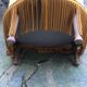 Velvet toad armchair