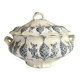 Sarreguemines Iron Earth Soup Tureen Pine Cones