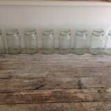 Series of 8 jars