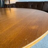 Table basse circulaire par Peter Hvidt et Orla Molgaard-Nielsen, modèle 6900, édition Fritz Hansen