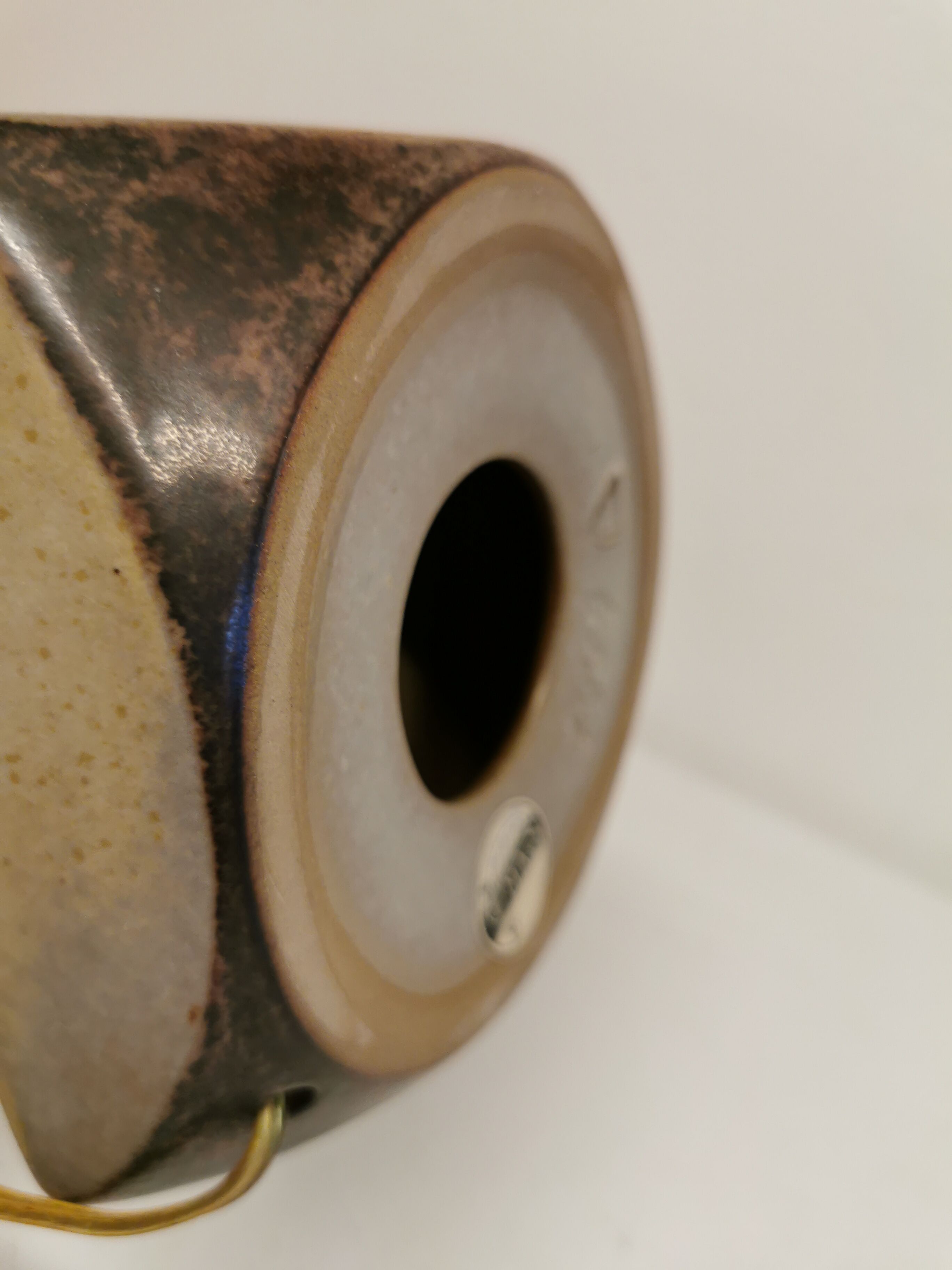 Danish ceramic table lamp, designed by Marianne Starck for Michael Andersen & Sons, 1960