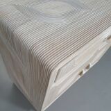 Split reed side board/cabinet 80 x 80 x 40 cm