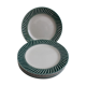 Set of 6 Digoin/Sarreguemines plates